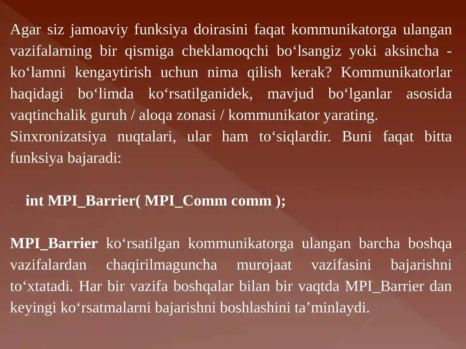 MPIda jamoaviy operatsiyalar 3