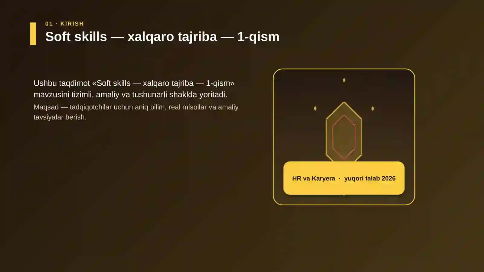 Soft skills — xalqaro tajriba — 1-qism 3