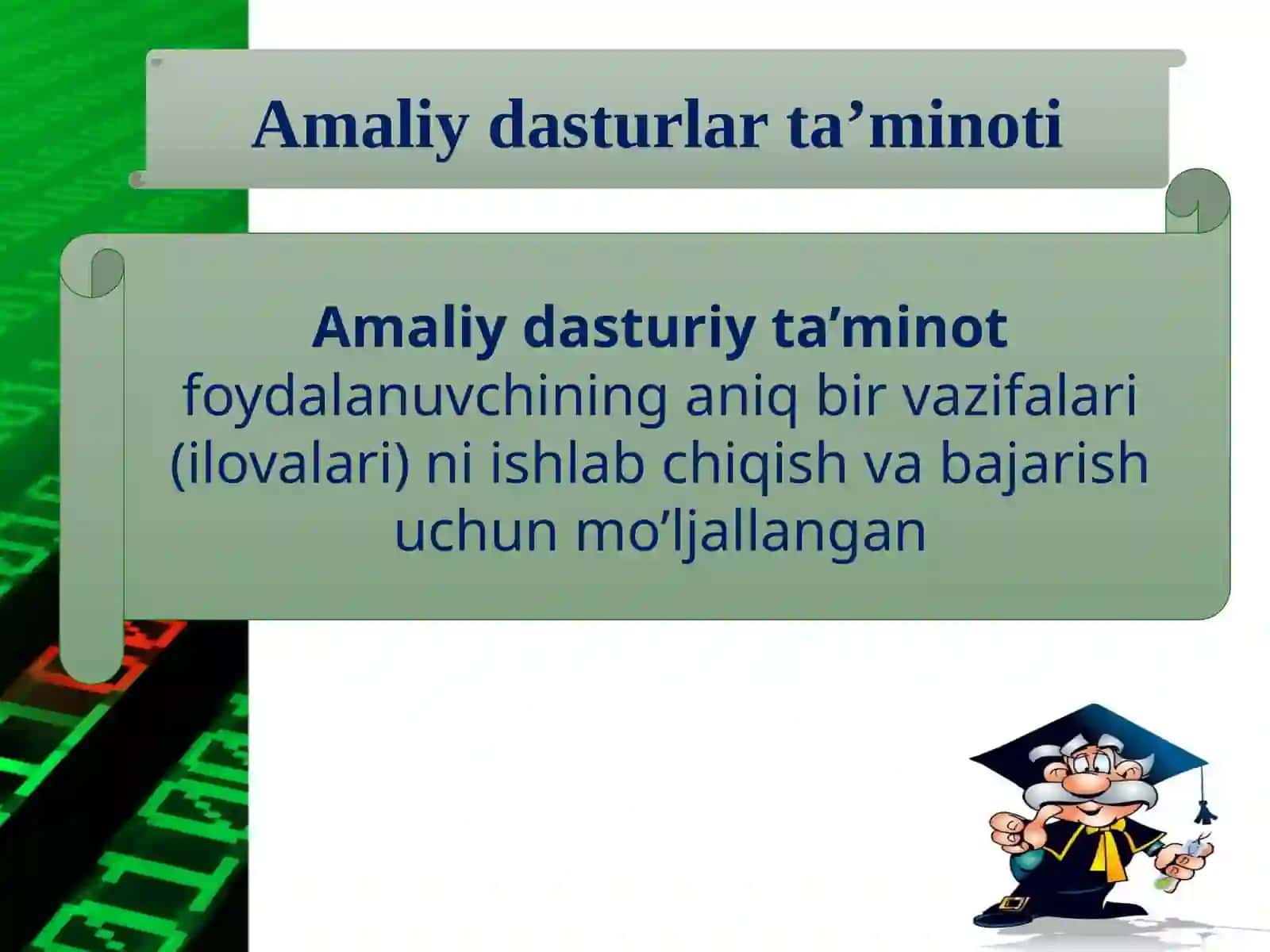 Amaliy dasturlar paketi va uning klassifikatsiyasi 3