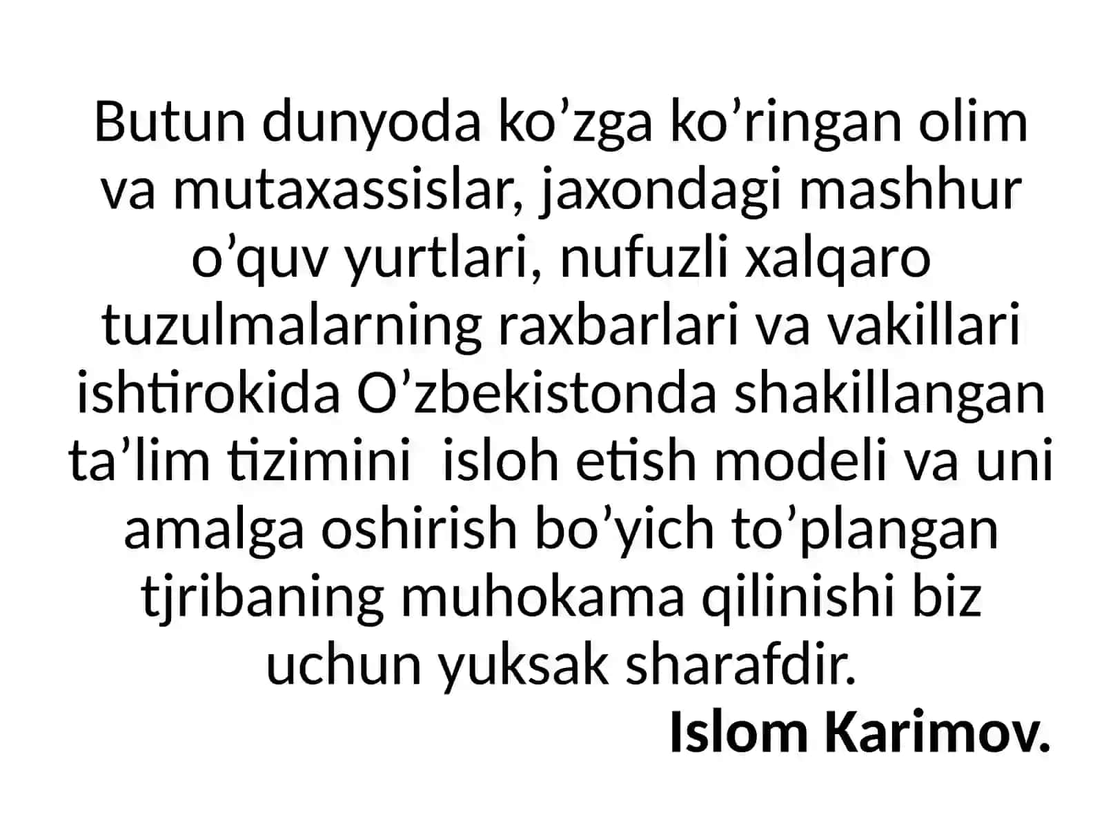 Ta’lim sohasining rivojlantirish bo’yicha xorijiy tajribalar 3