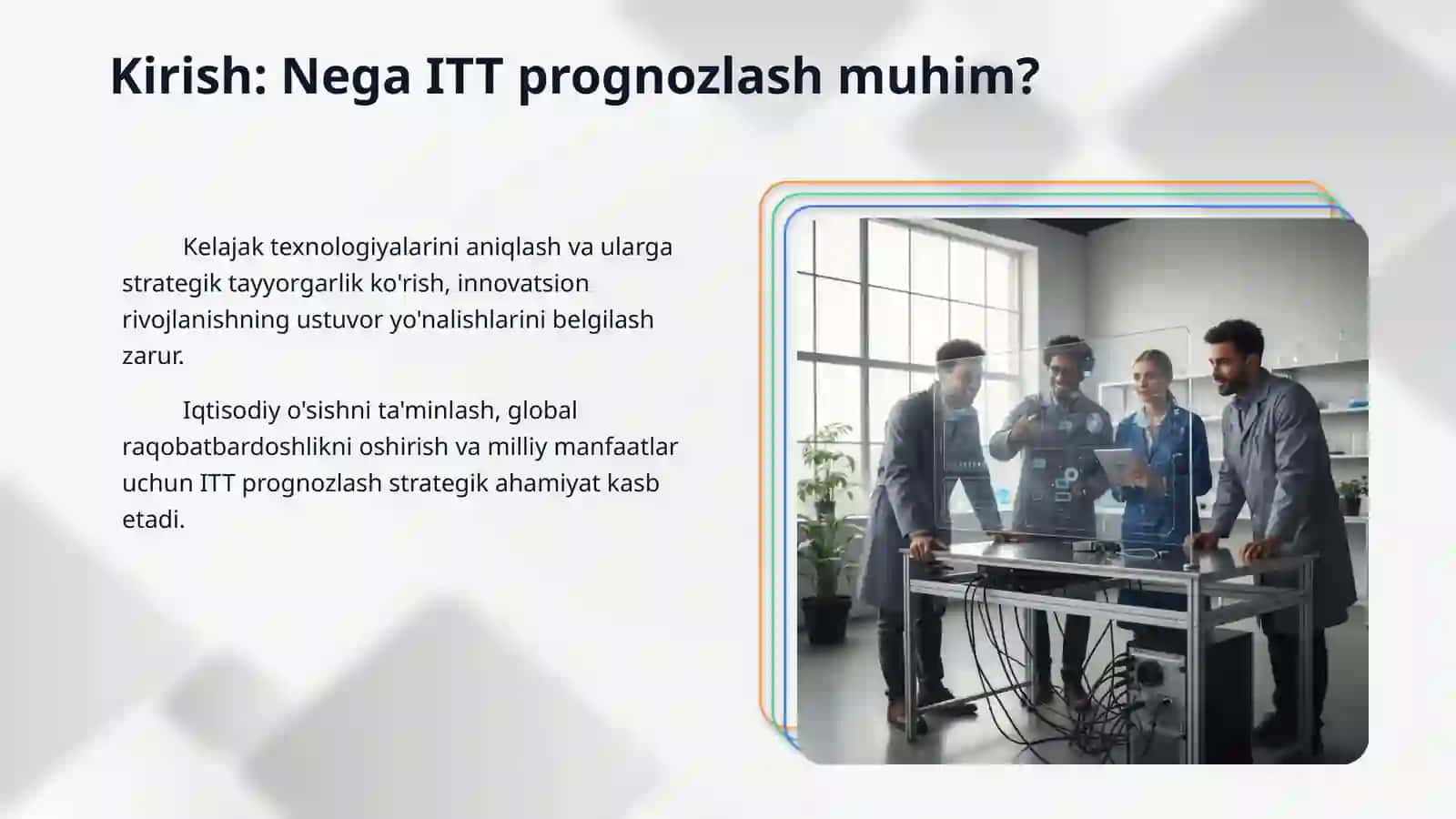 Ilmiy-texnik taraqqiyotni (ITT) prognozlash 3