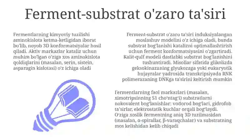 Fermentlarning kimyoviy tuzilishi 3
