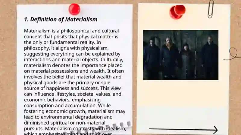 Definition of Materialism 3