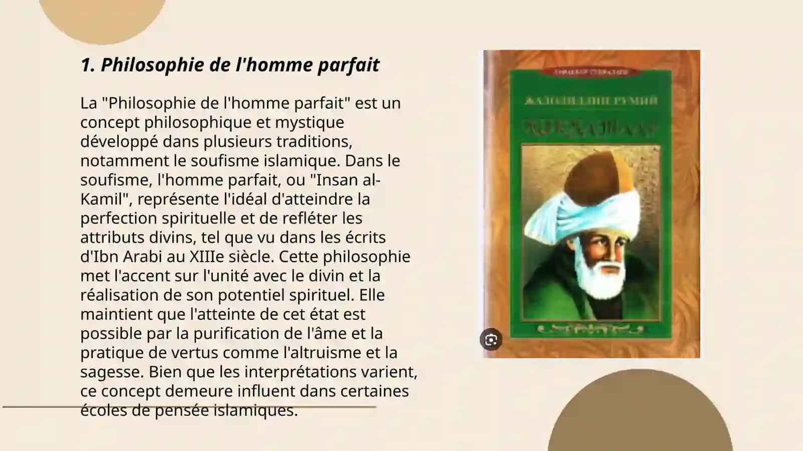 Philosophie de l'homme parfait 3