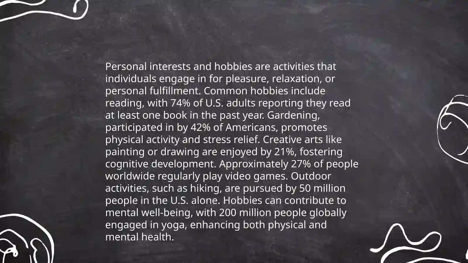 Personal Interests and Hobbies 3