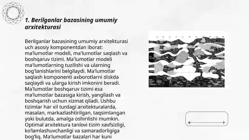 Berilganlar bazasining asosiy kompanentlari arxitekturasi 3