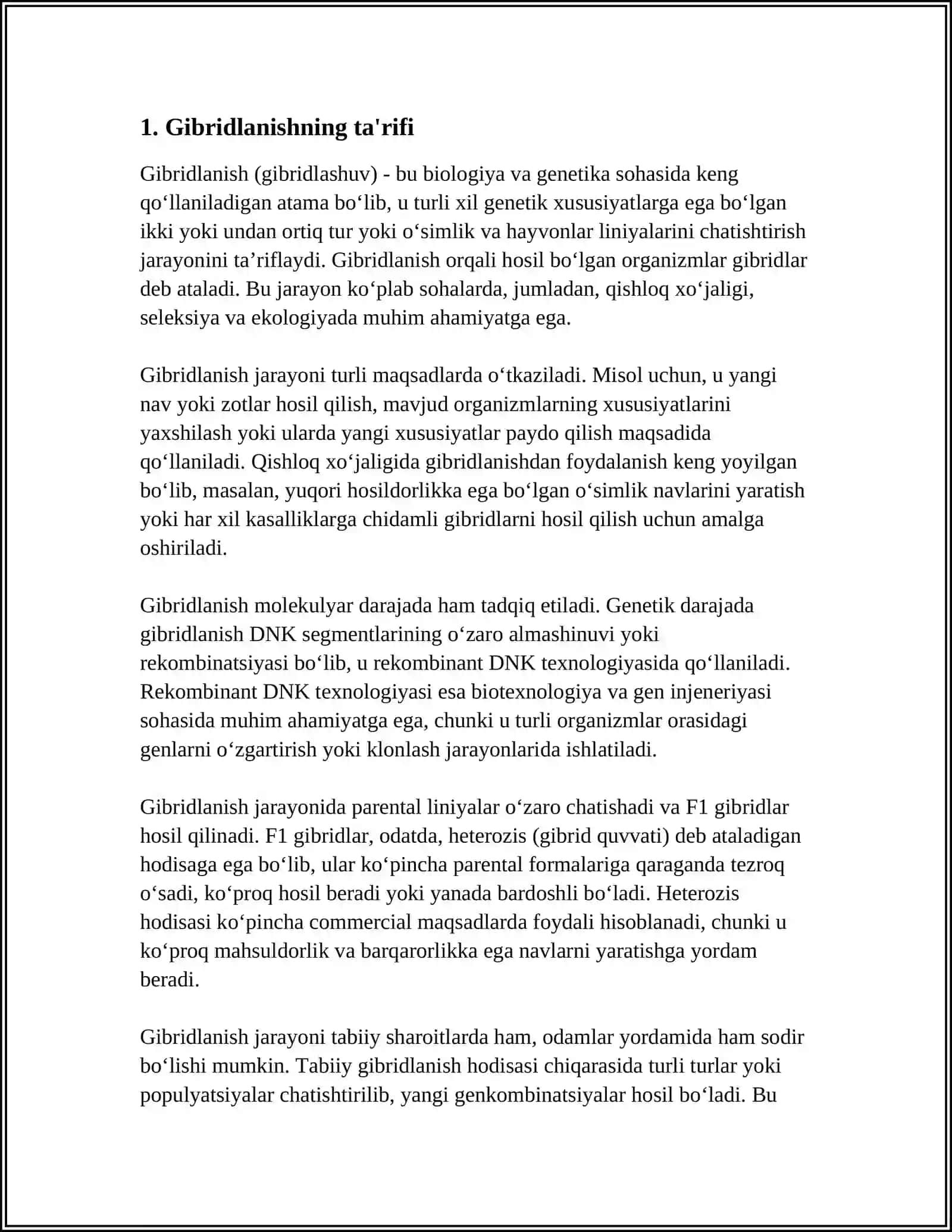 GIBRIDLANISH VA UNING TURLARI 3