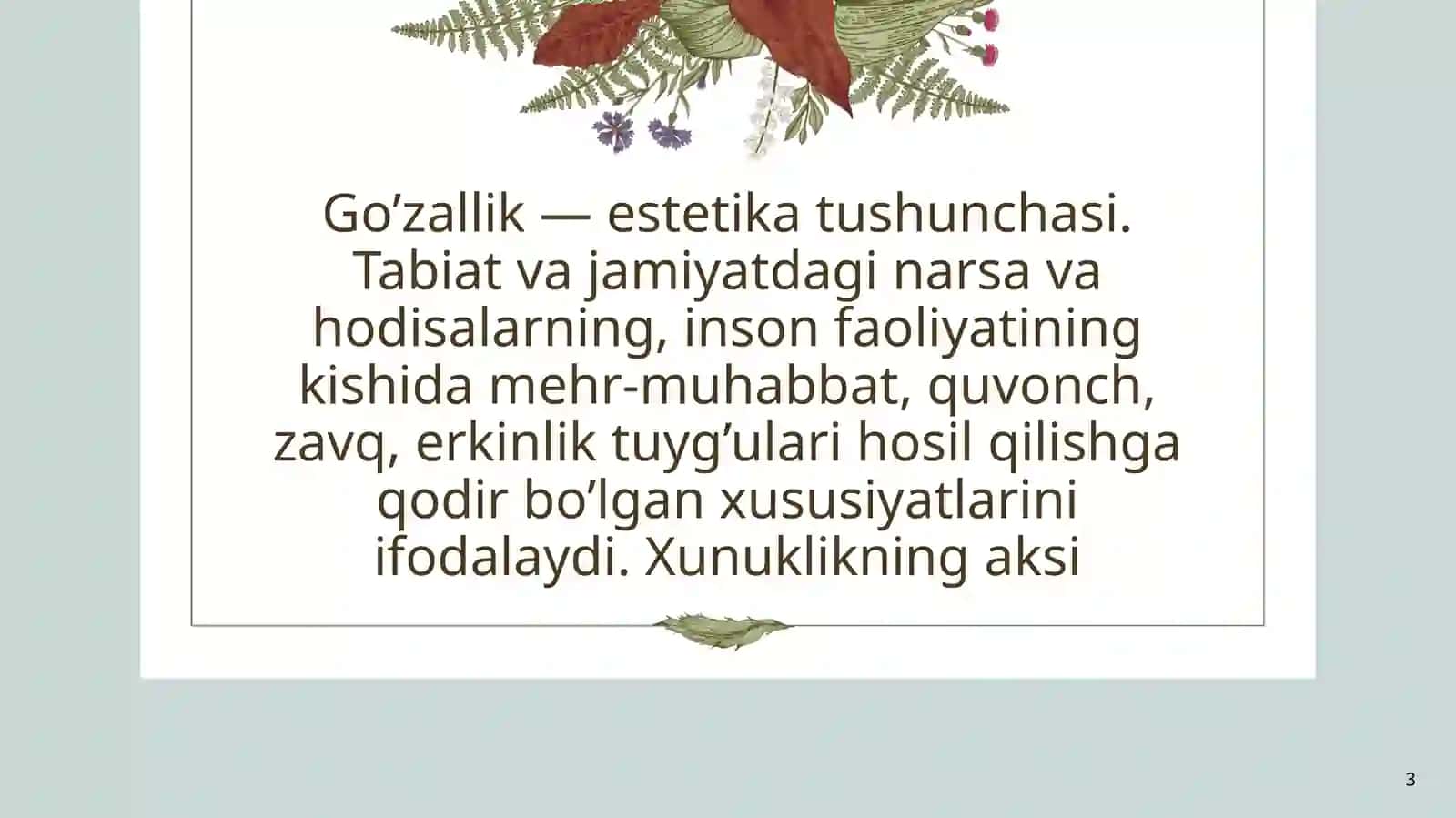 FALSAFA FANIDAN MUSTAQIL ISH 3