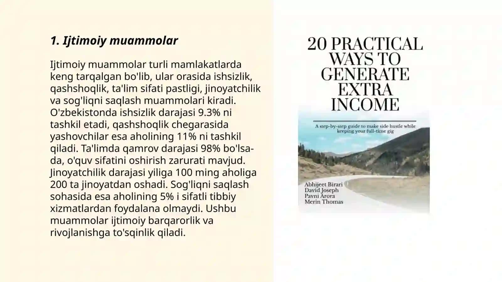 Ijtimoiy muammolar 3