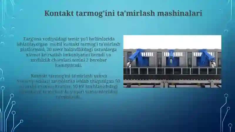 Zamonaviy Temir Yo'l Ta'mirlash Mashinalari 3