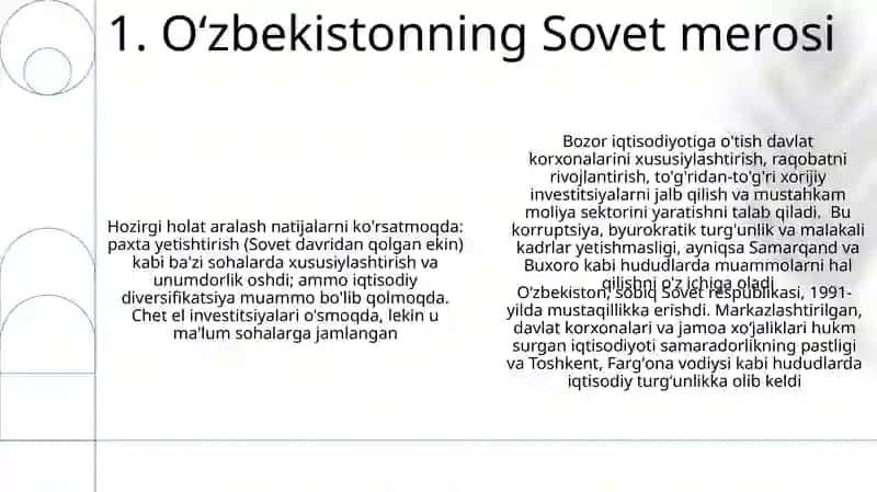 Oʻzbekistonning Sovet merosi 3