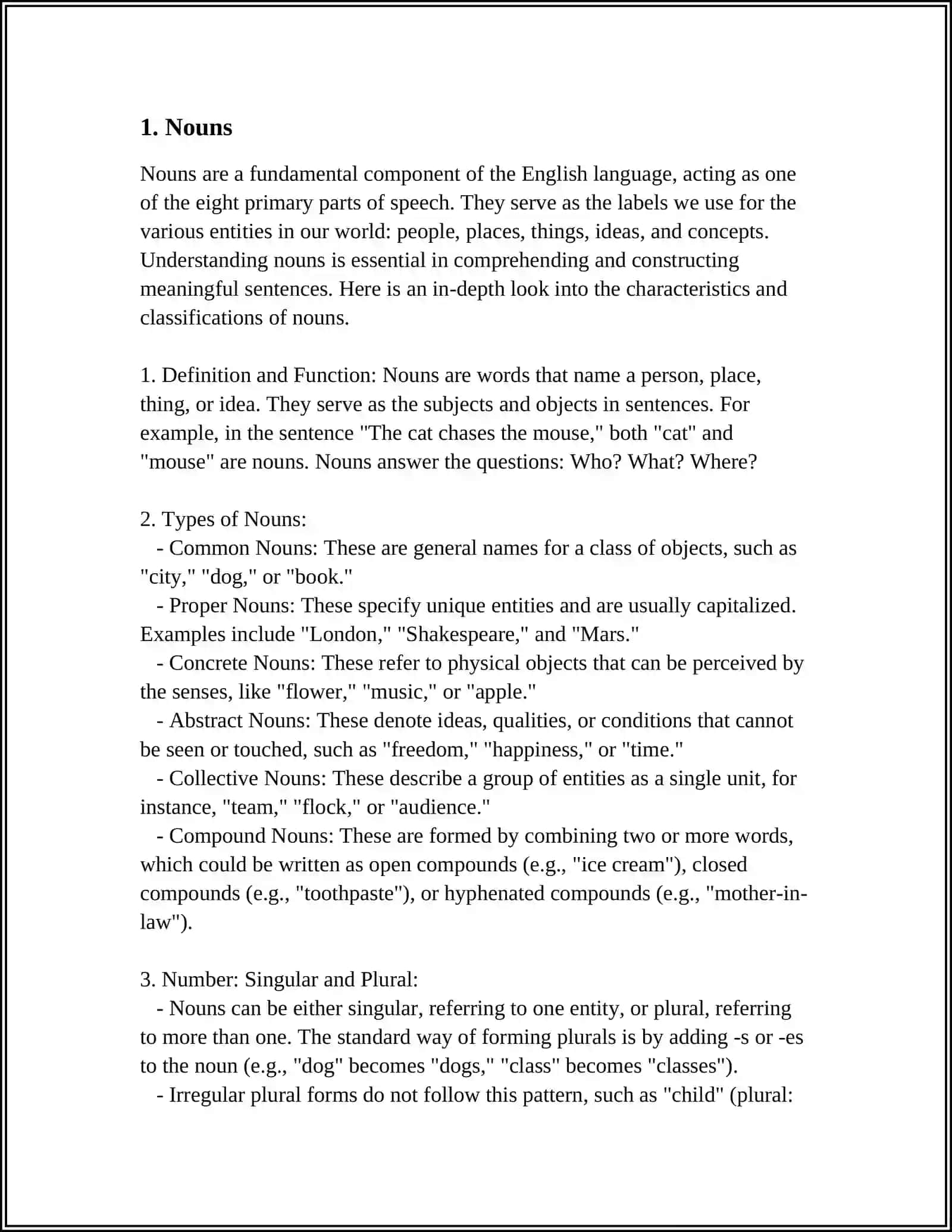 PARTS OF SPEECH 3