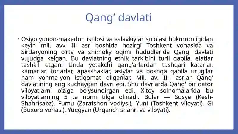 Qang' va davan davlati 3