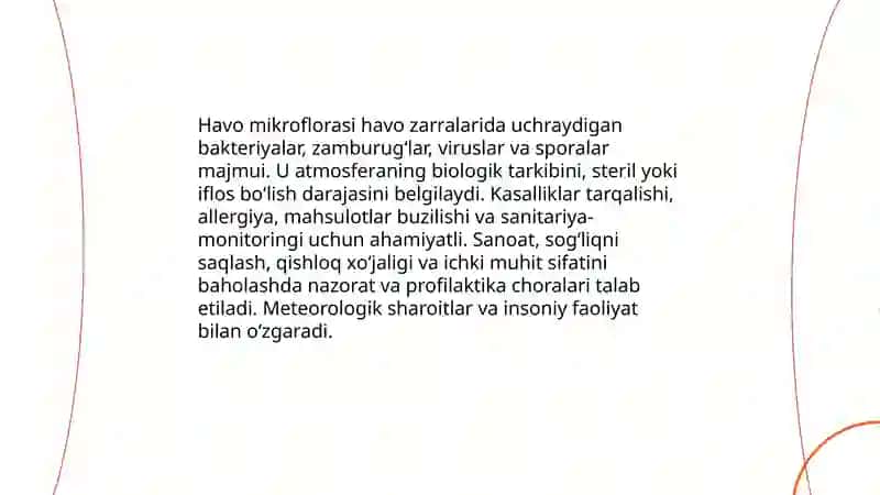 Havo mikroflorasi 3
