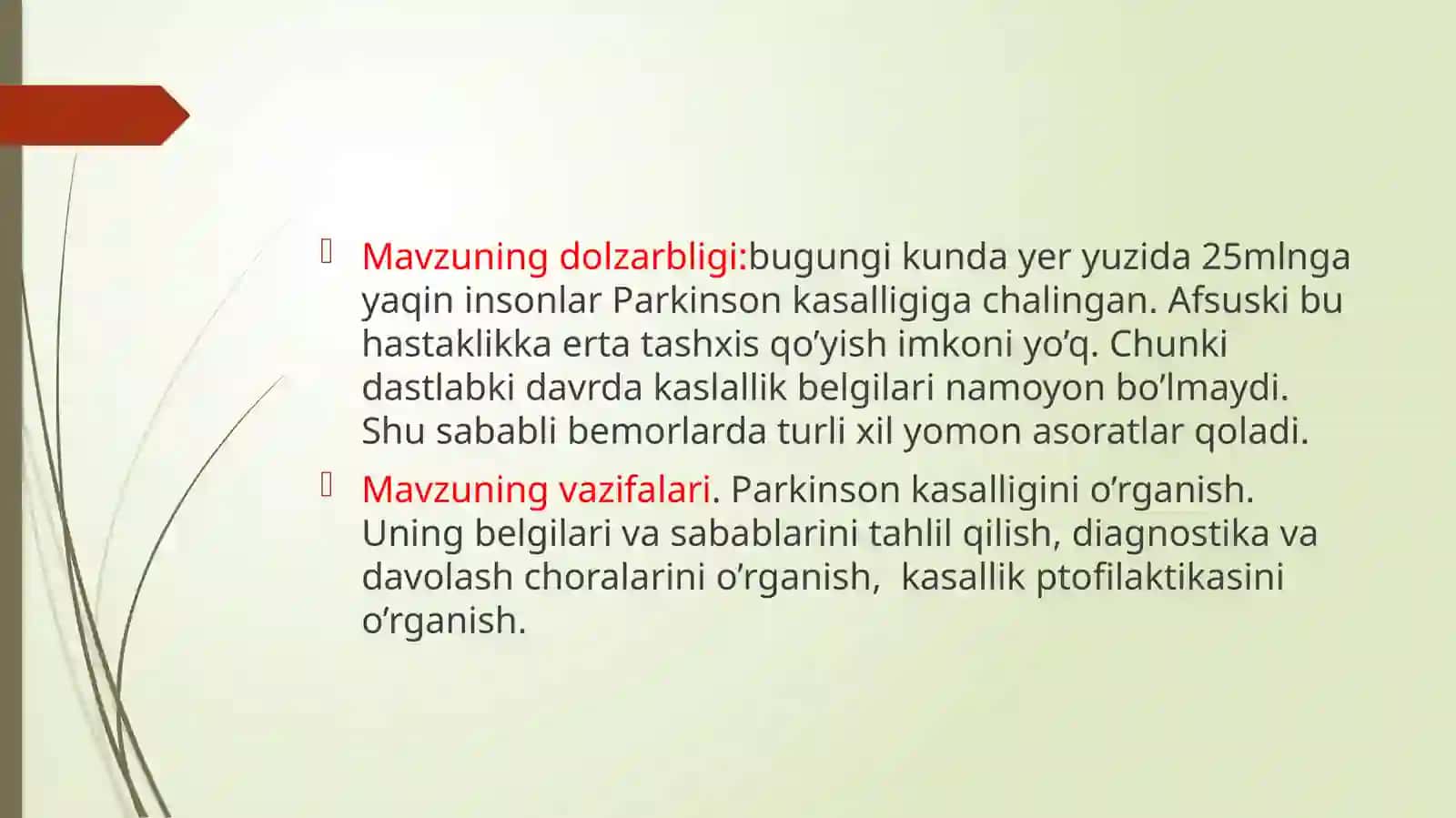 Parkinson kasalligi 3