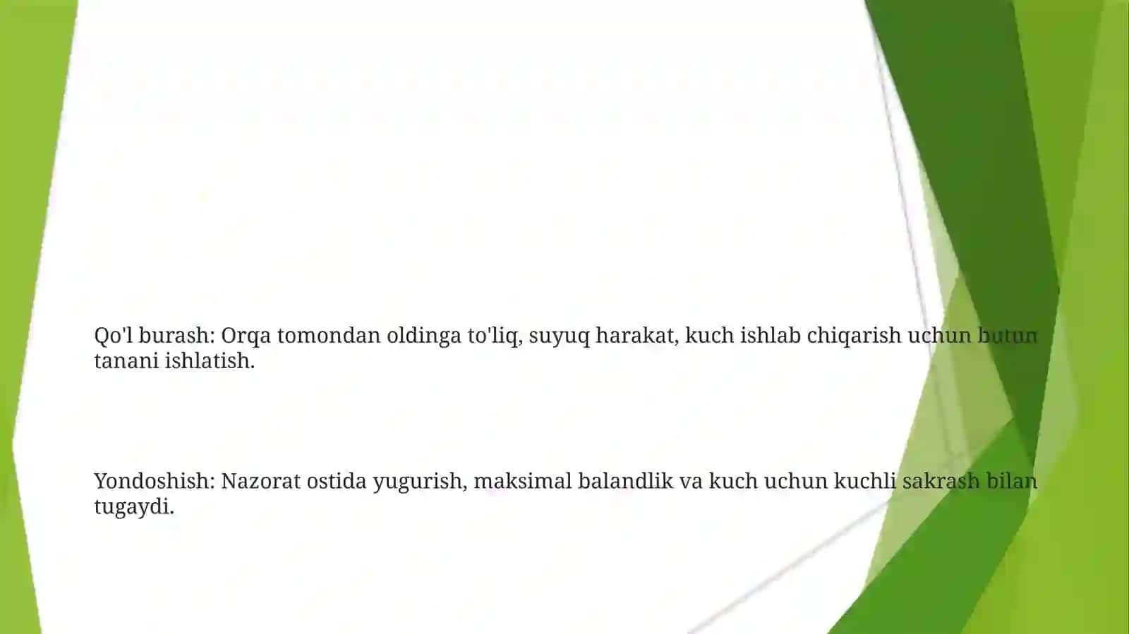 Voleybol sport o'yinining texnikasi 3