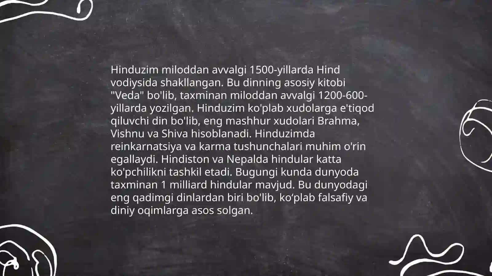Hinduizm talimoti asoslari 3