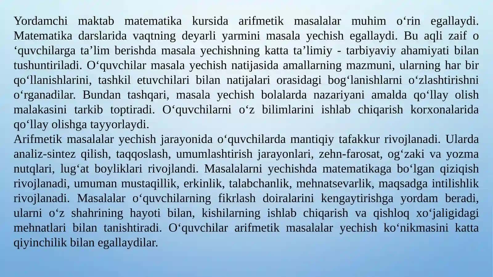Geometrik materiallarni o'rgatish usullari 3