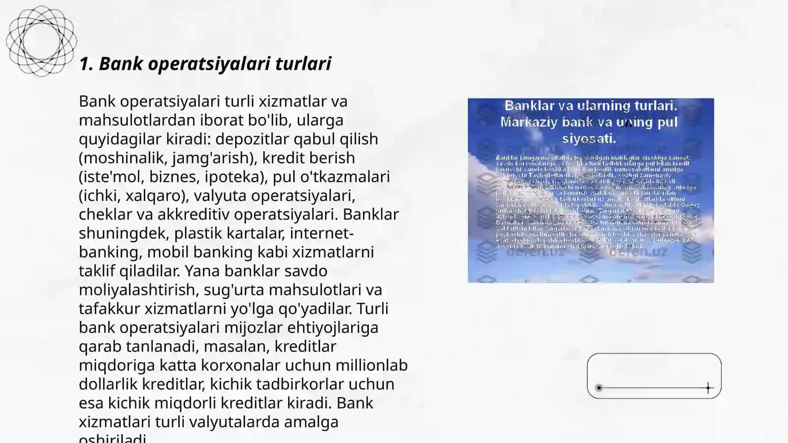Moliya, bank va kredit 3