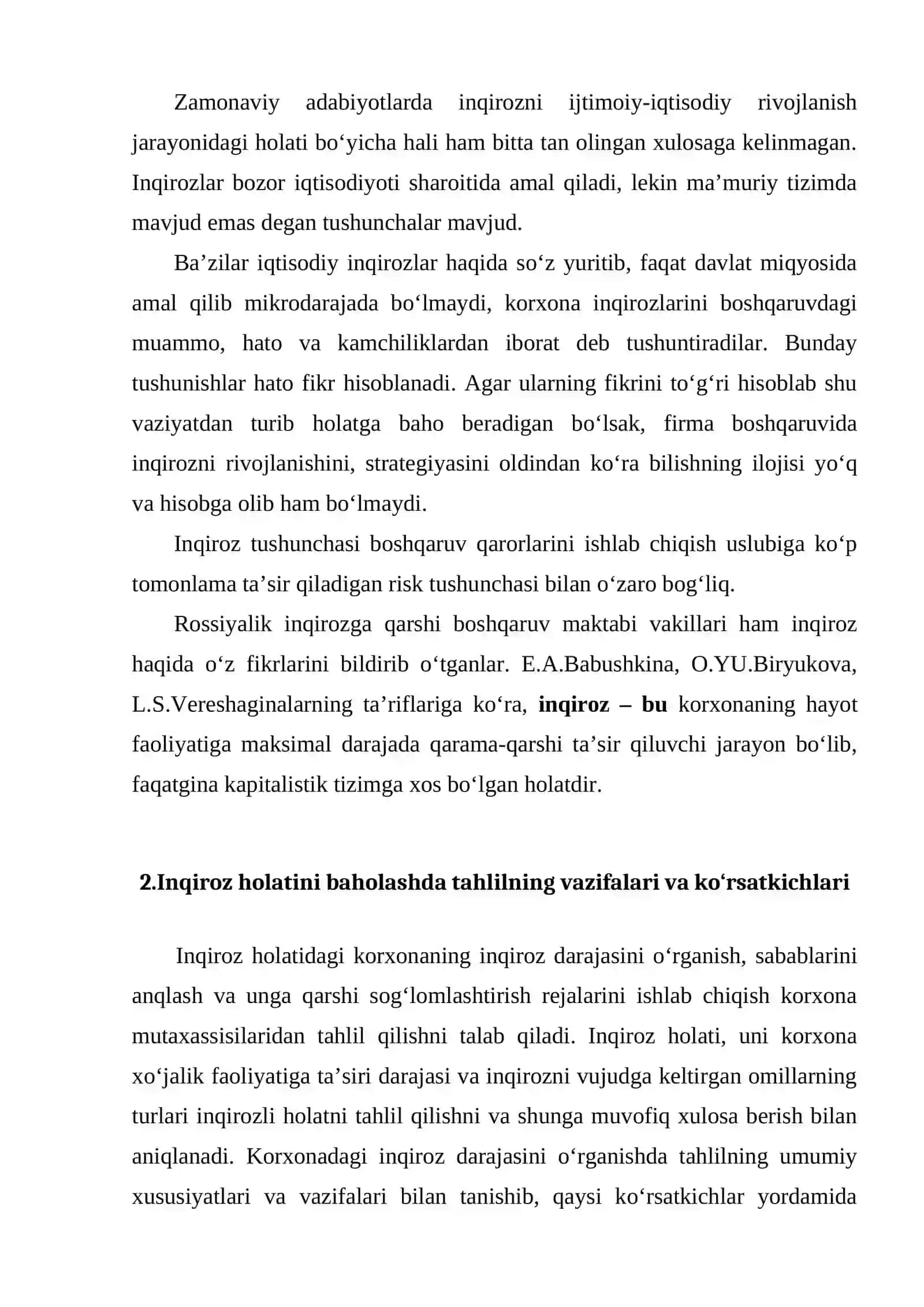 JAHON MOLIYAVIY INQIROZINING YUZAGA KELISH SABABLARI 3