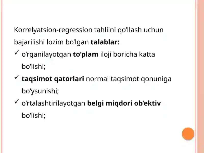 Regression va korrelyatsion tahlil 3