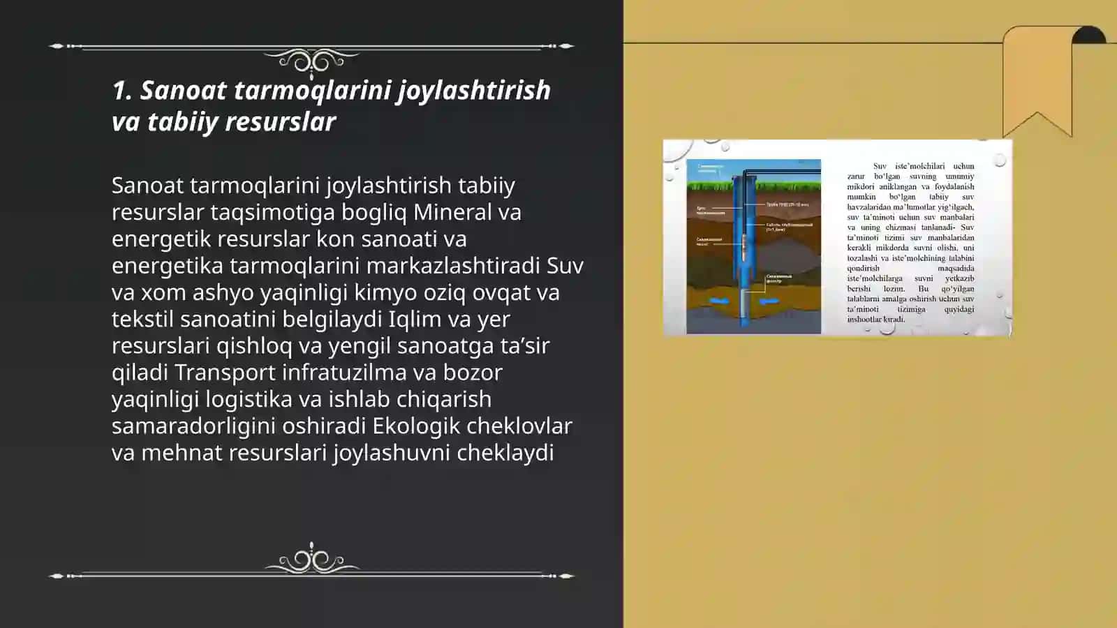 Sanoat tarmoqlarini joylashtirish va tabiiy resurslar 3