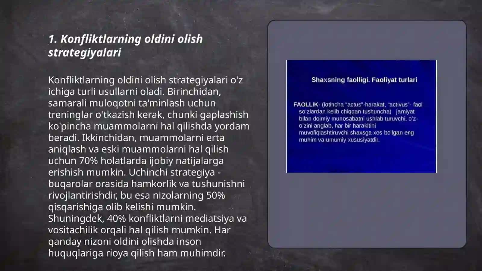 Konfliktlarni oldini olish va etikasi talablari 3