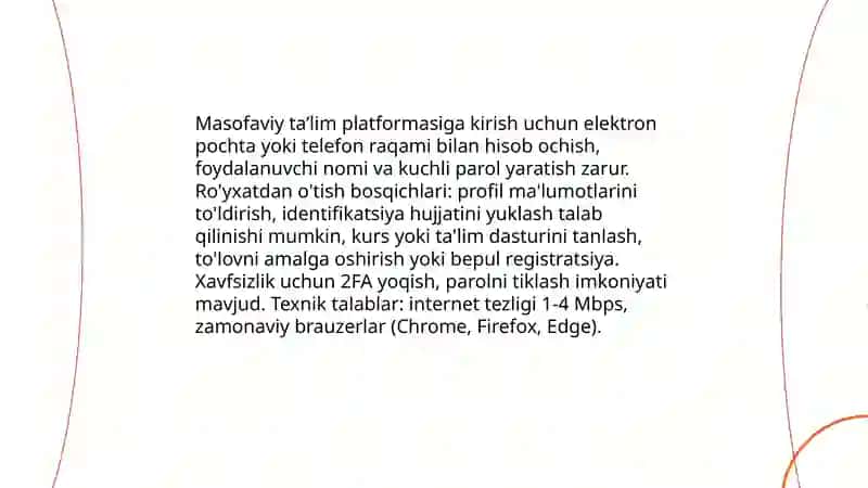 Masofaviy taʼlim platformalarida ishlash 3