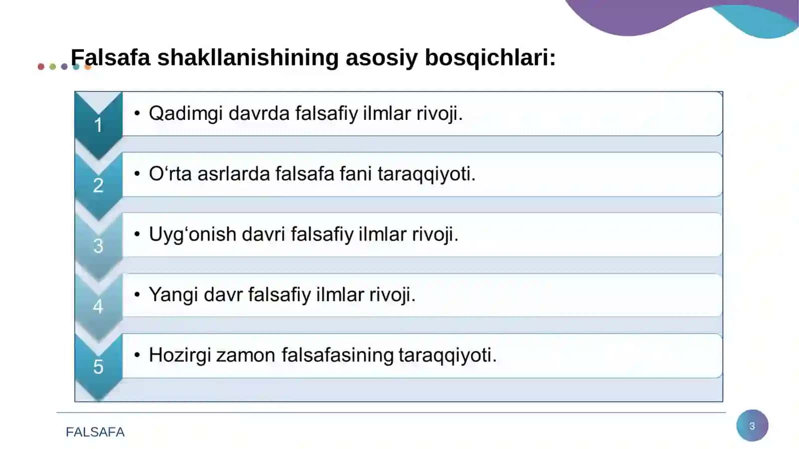 Falsafiy tafakkur taraqqiyot 3