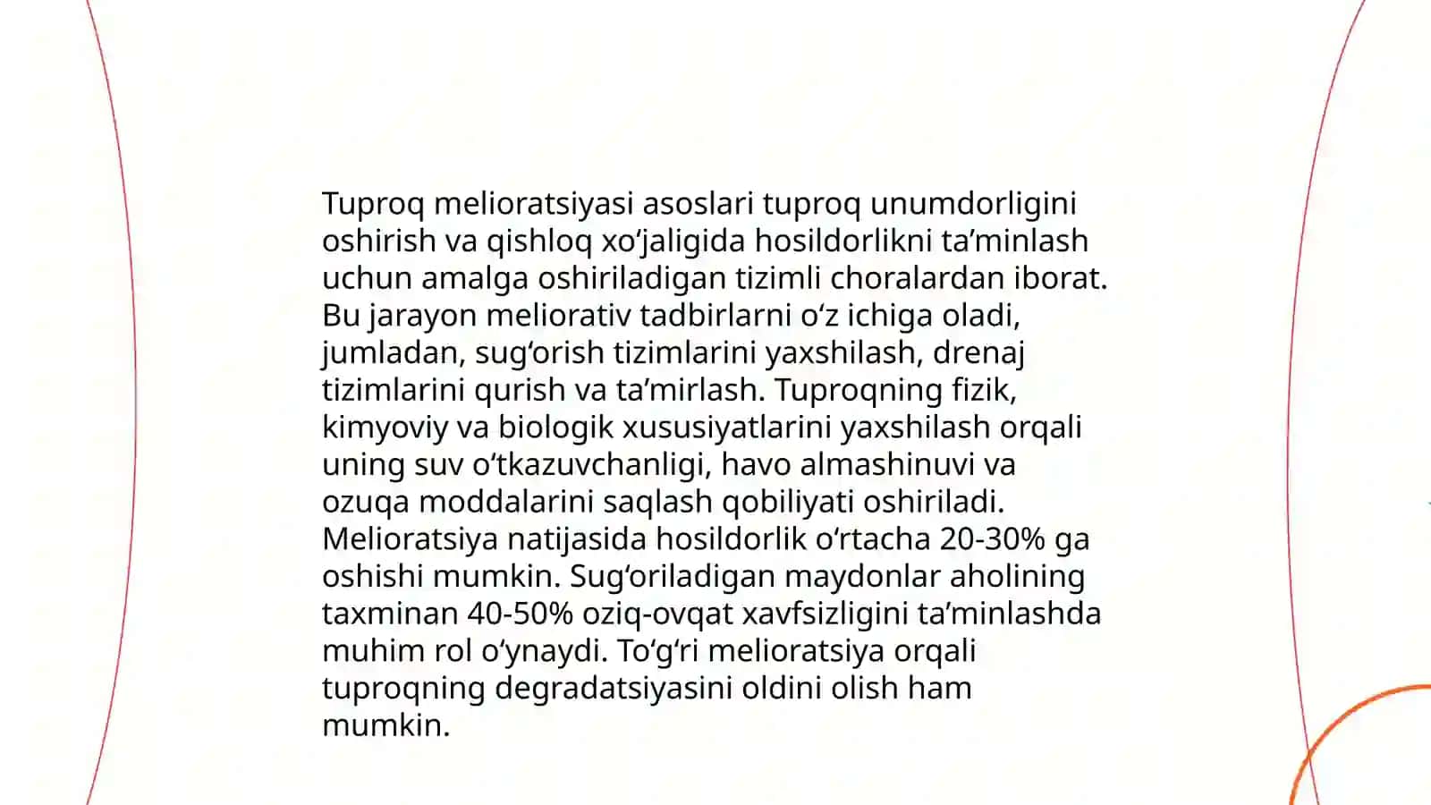 Respublikamizda tuproqlarning meliorativ tavsifi 3