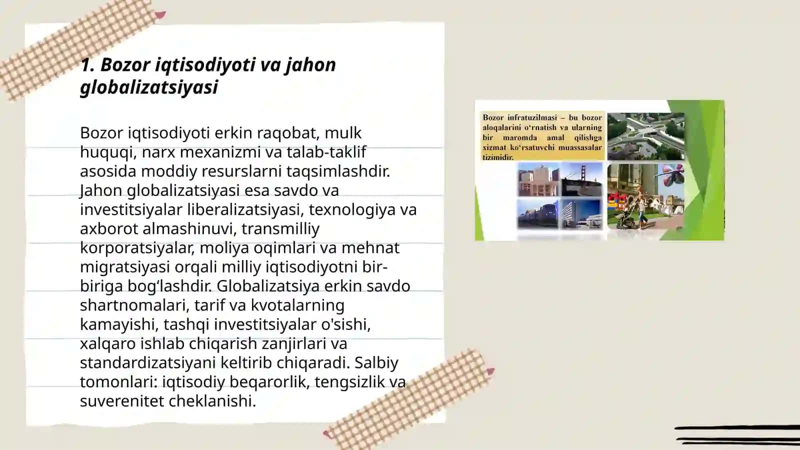 Bozor iqtisodiyotida jahon xoʻjaligi 3