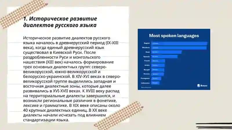 Диалектное Чиление русского языка 3