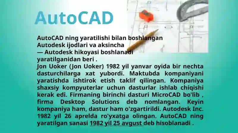 AutoCAD, 3D Max dasturlari 3