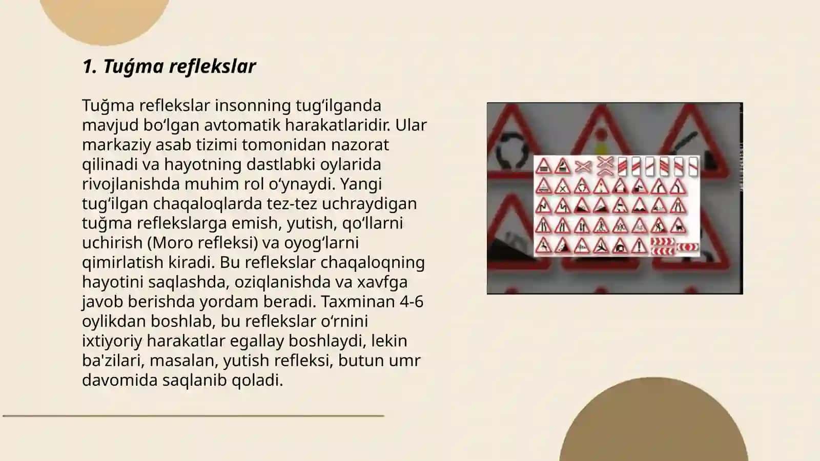 Tuǵma va orttirilgan hatti harakatlar 3