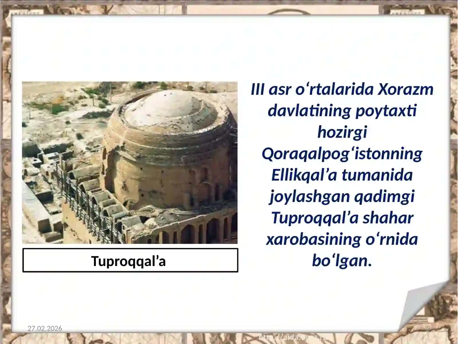 Xorazm Xioniylik Davlatlari Tarixi 3