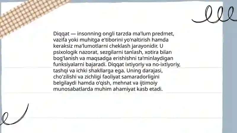 Diqqat 3