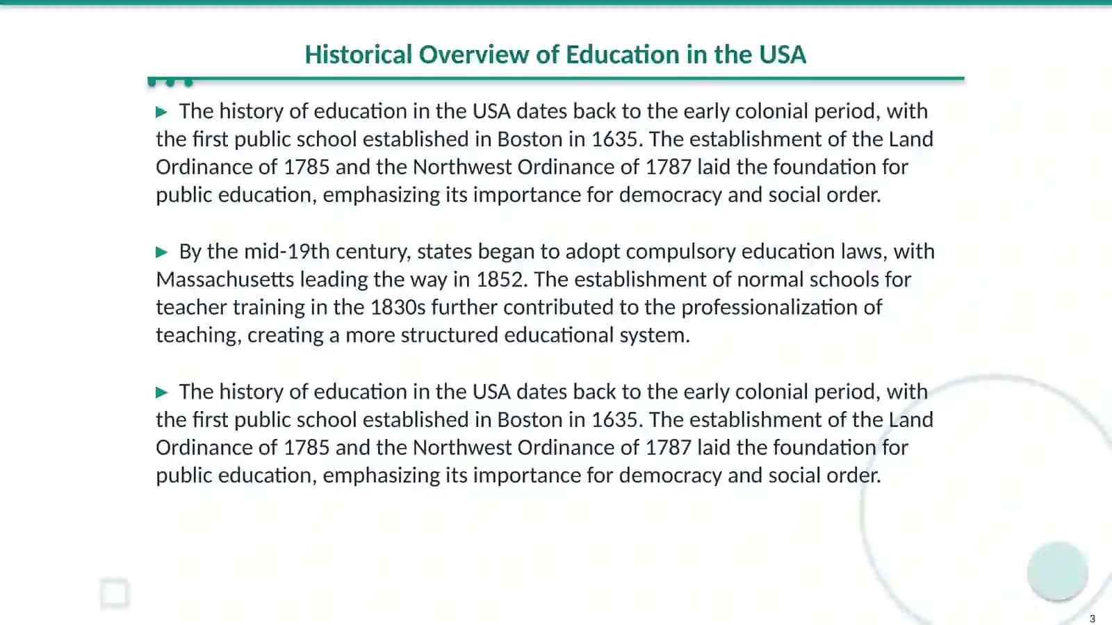 Education in the USA: Public, Private and Higher-ed Pathways 3