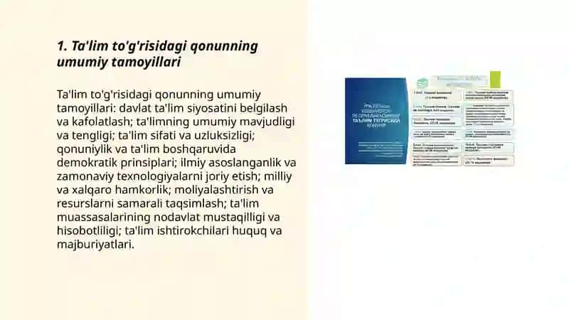 Ta’lim To’g’risida qonun 3