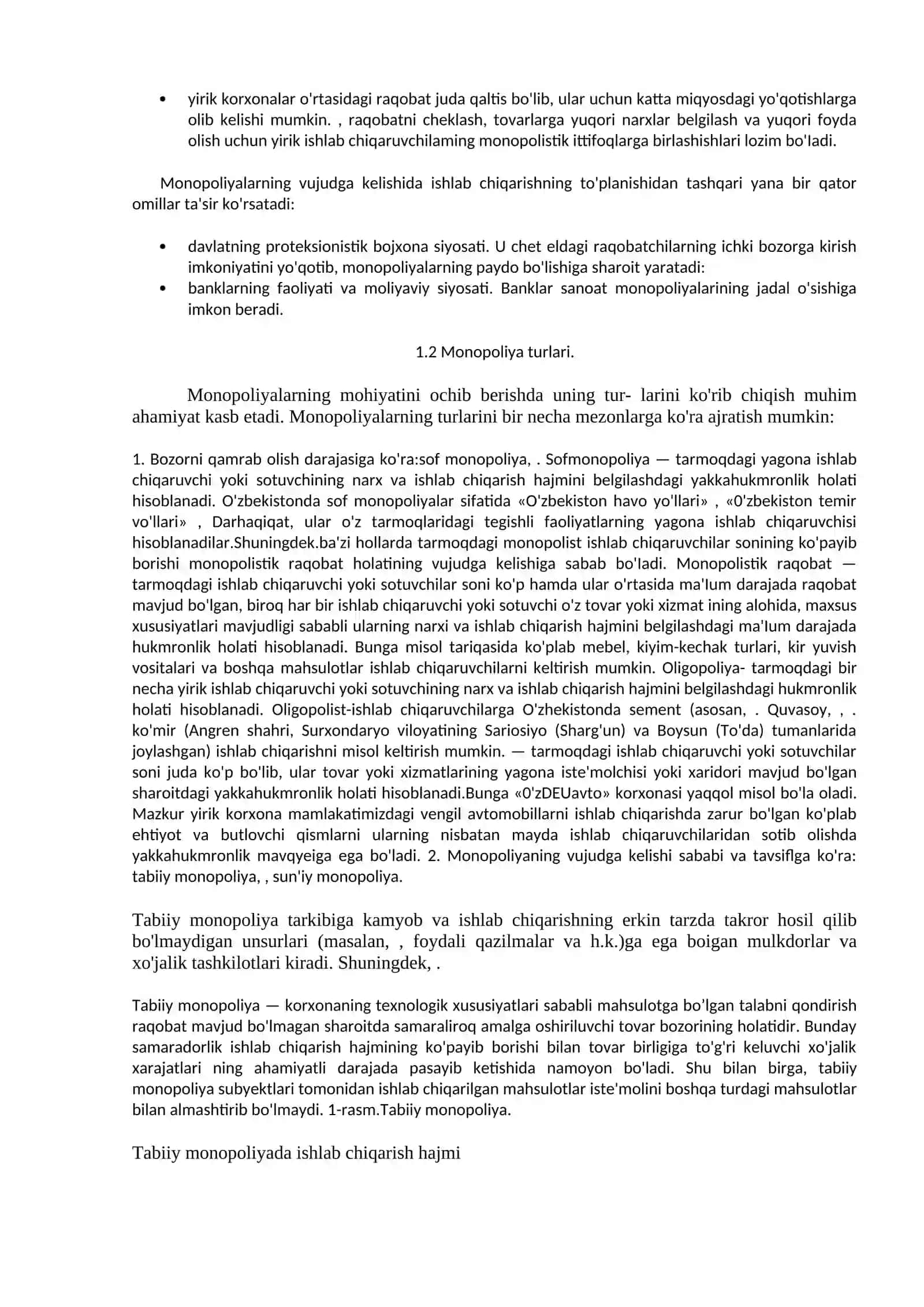 Monopoliya va Monopsoniya 3