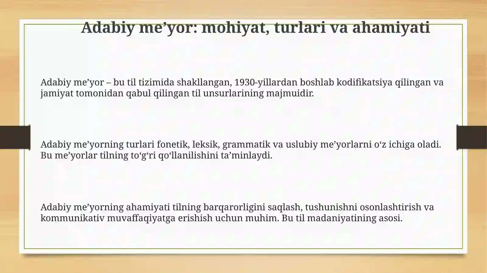 Adabiy meyor va nutq madaniyati 3