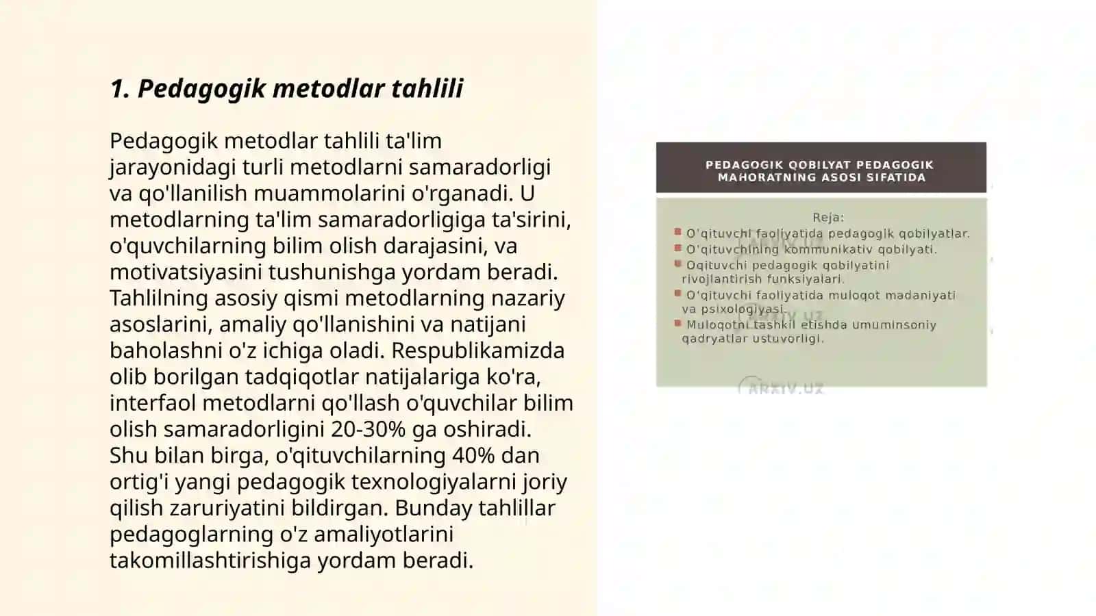 Pedagogik texnikani egallash mahorati 3