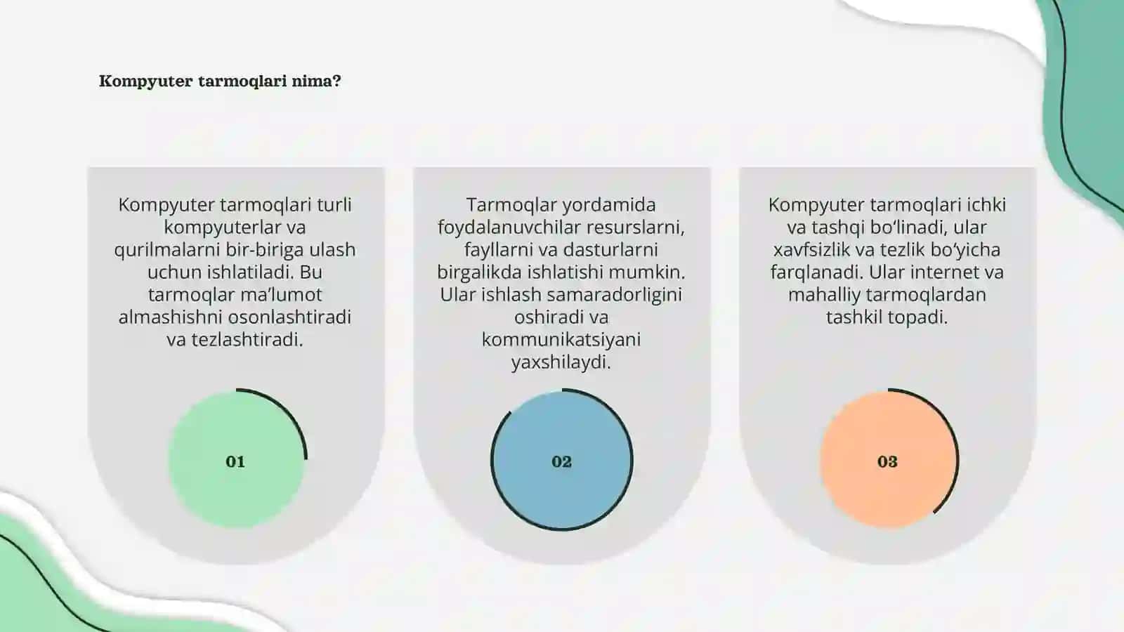 Kompyuter tarmoqlari haqida malumot 3