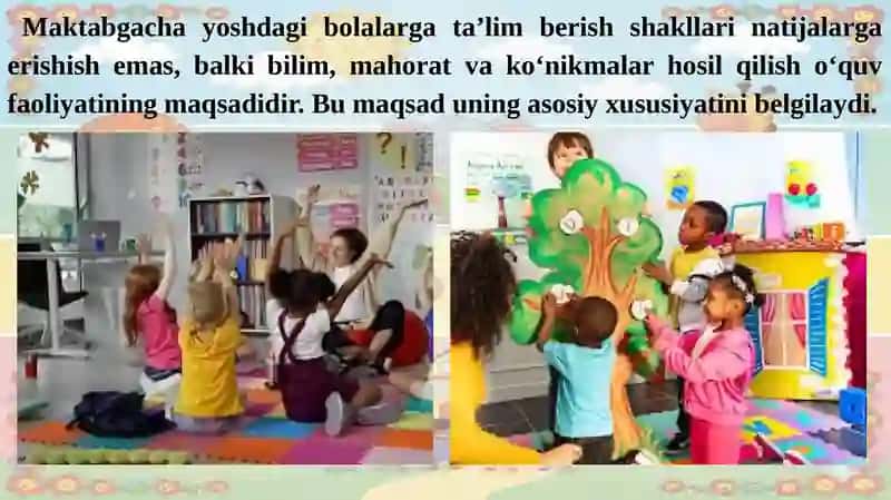 Maktabgacha yoshdagi bolalarning ta'limiy faoliyati. 3