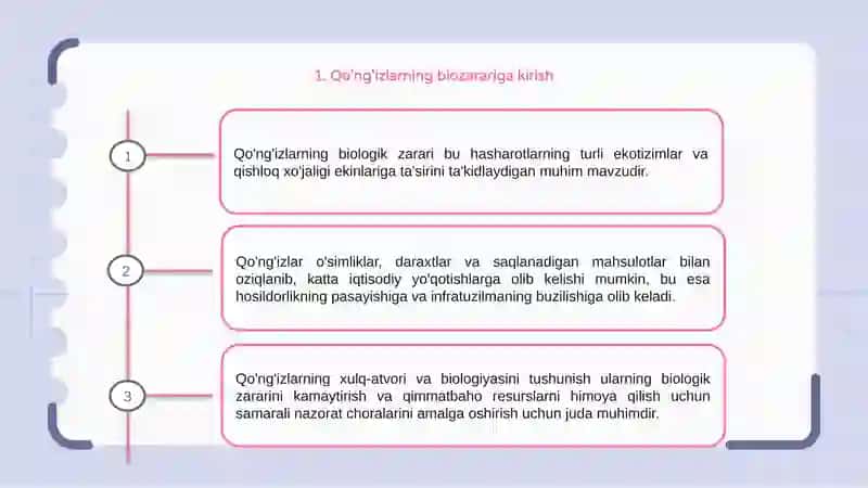 Qo‘ng‘izlarning biozararlanishi 3