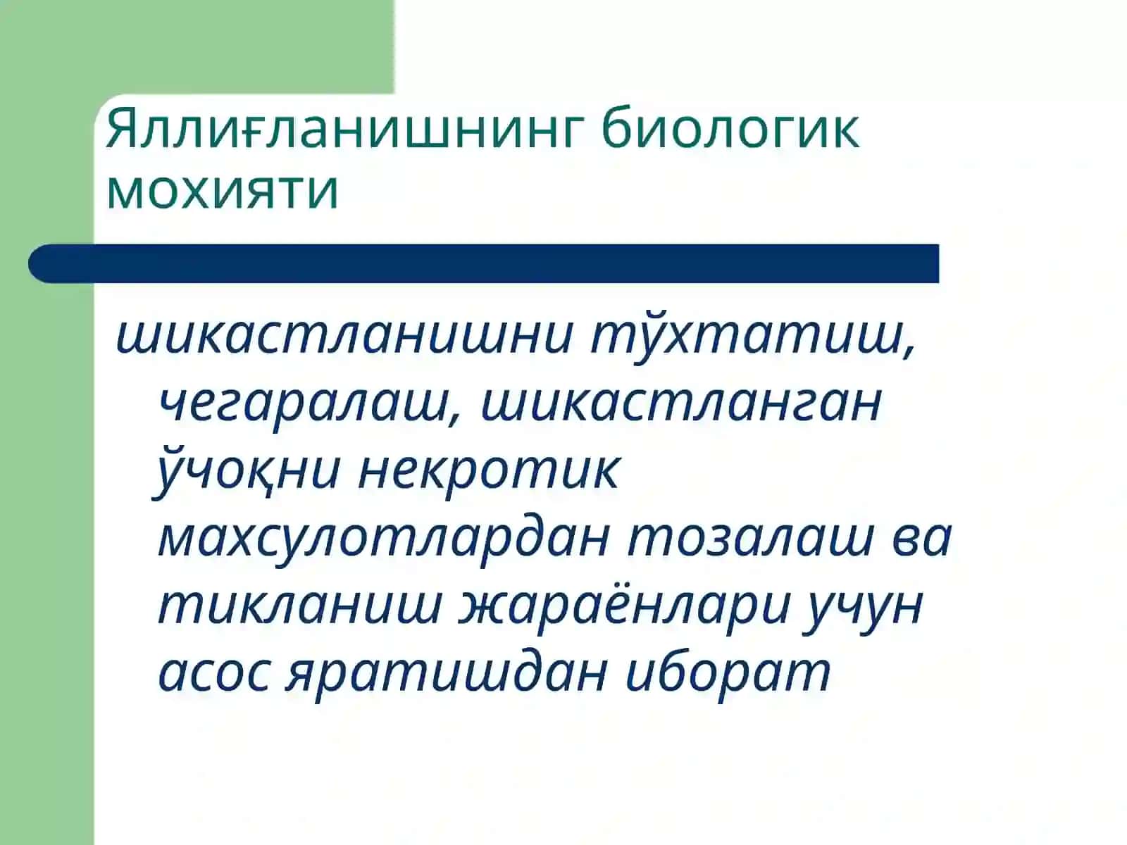 Яллиғланиш патофизиологияси 3