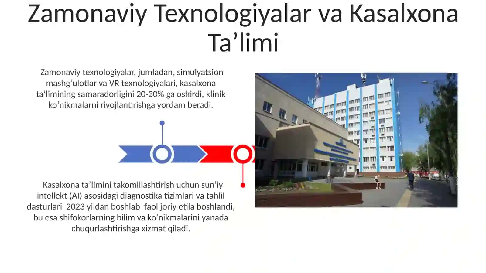 O'zbekiston gospital pedagogika fanining rivojlantirish tarixi 3