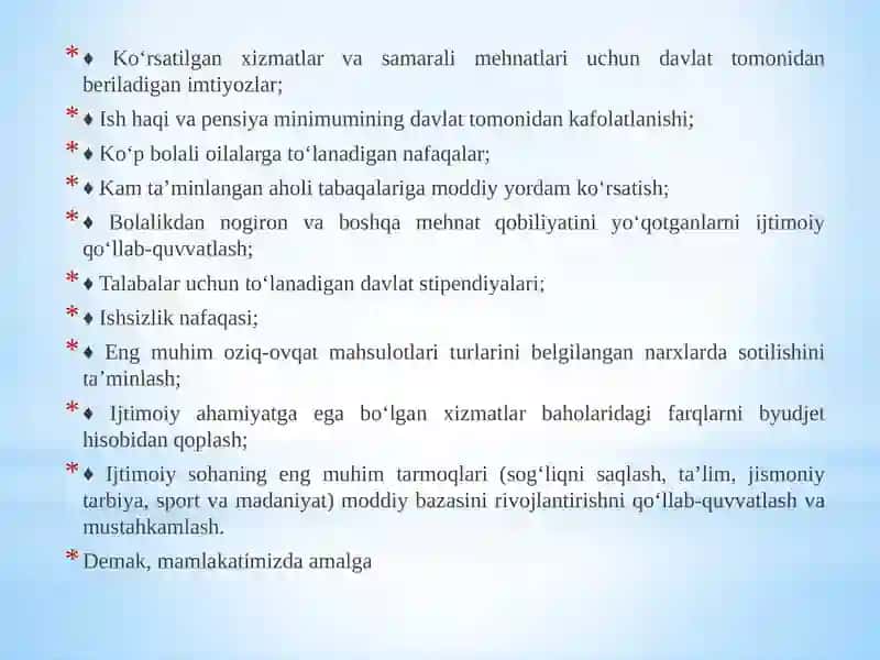 O‘zbekiston Respublikasida ijtimoiy sohadagi islohotlar 3