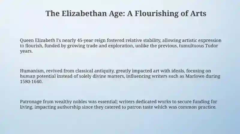 Elizabethan poetry, drama, fiction 3