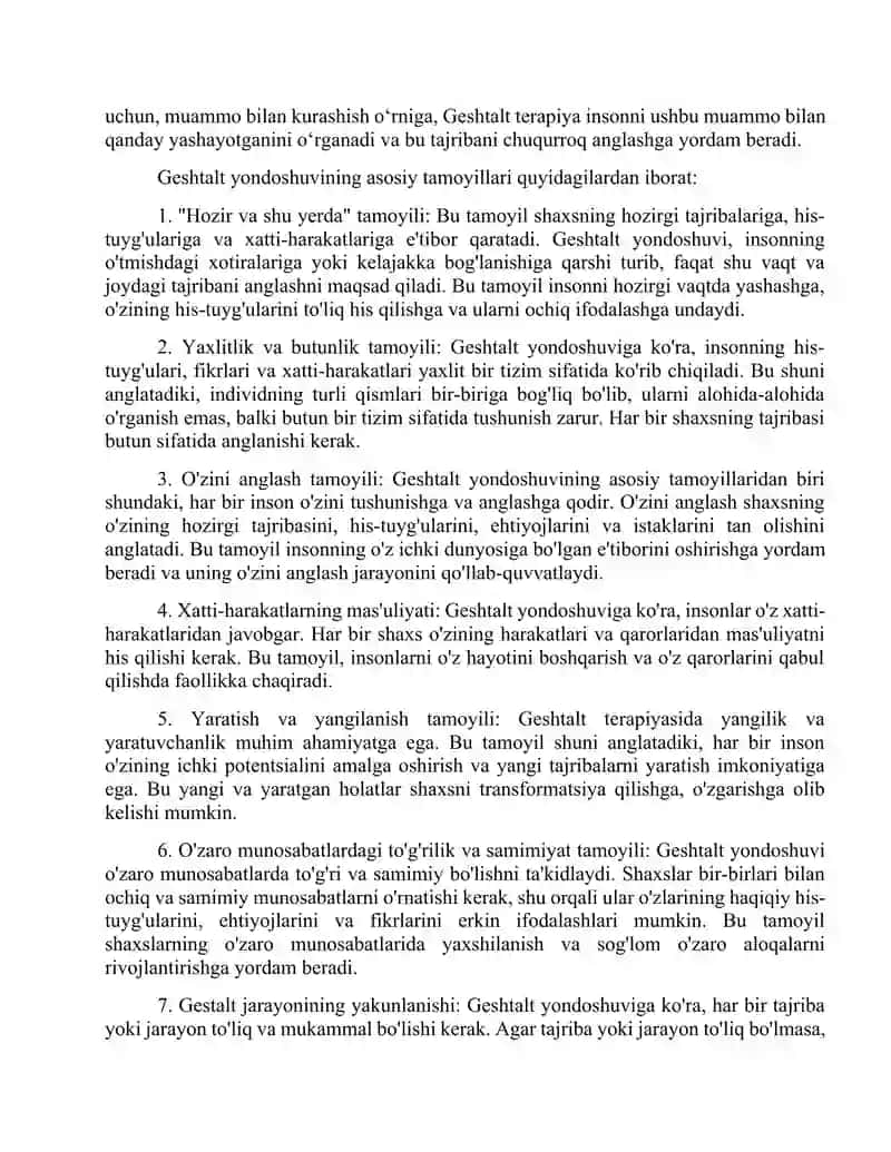 Geshtalt yondashuv boʻyicha nazariya 3