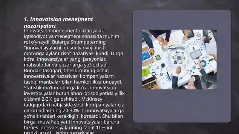 Innovatsion menejment nazariyalari 3